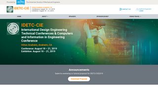 IDETC-CIE - The American Society of Mechanical Engineers