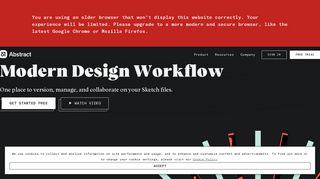 Sketch version control & design workflow management - Abstract