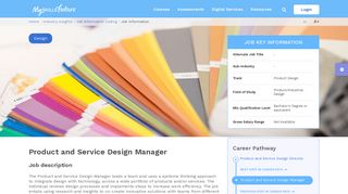 Product and Service Design Manager | Job Information - MySkillsFuture