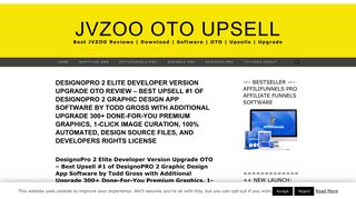 DesignoPro 2 Elite Developer Version Upgrade OTO Review – Best ...