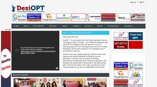 DesiOPT.com: F1 OPT Jobs, CPT, Citizen and H1B Jobs