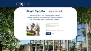 ORU Single Sign-On – login.oru.edu