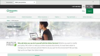 Online Insurance Services | Desjardins Insurance