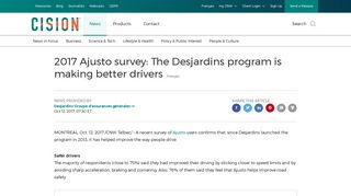2017 Ajusto survey: The Desjardins program is making better drivers
