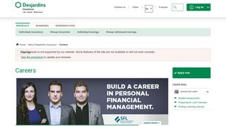 Careers - DFS - Desjardins Life Insurance