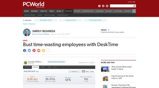 Bust time-wasting employees with DeskTime | PCWorld