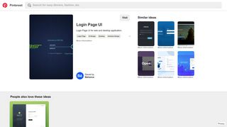 Login Page UI for web and desktop application. | Desktop | Pinterest ...