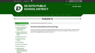 Parents - De Soto Public School District #73