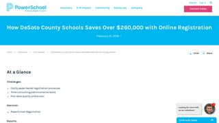DeSoto County Saves With PowerSchool Registration | PowerSchool