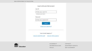 Login Department of Education - SSO Login Page