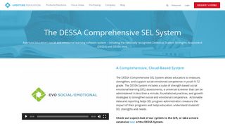 DESSA Comprehensive SEL System - Aperture Education