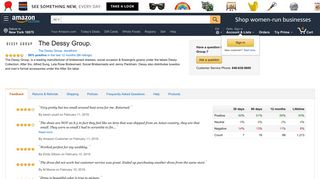 Amazon.com Seller Profile: The Dessy Group.
