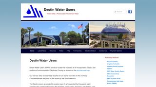 Destin Water Users | Water Utility | Wastewater | Reclaimed Water