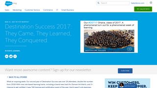 Destination Success 2017: They Came, They Learned, They ...