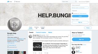 Bungie Help (@BungieHelp) | Twitter