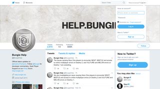 Bungie Help (@BungieHelp) | Twitter