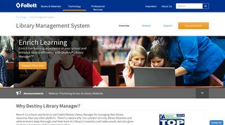 School Library Management System Software | Follett Destiny | Follett