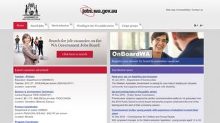Jobs WA | Employment opportunities with the WA Government