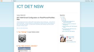 ICT DET NSW: DET NSW Email Configuration on iPad/iPhone/iPod ...