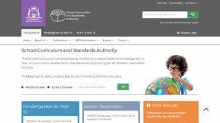 School Curriculum and Standards Authority | Home
