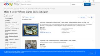Road & Motor Vehicles Signed Books in English | eBay