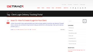 Client Login Delivery Tracking Portal Archives - Detrack