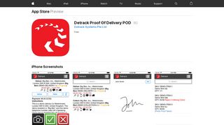 Detrack Proof Of Delivery POD on the App Store - iTunes - Apple