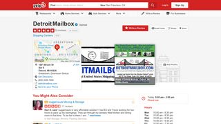 Detroit Mailbox - Shipping Centers - 1001 Brush St, Greektown, Detroit ...