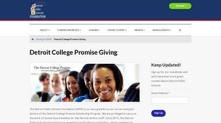 Detroit College Promise