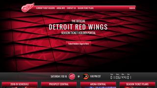 Official Detroit Red Wings Season Ticket Portal™ by IOMEDIA