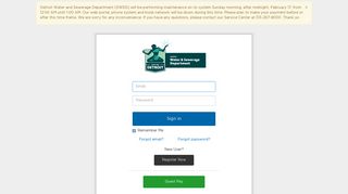 DWSD Customer Portal