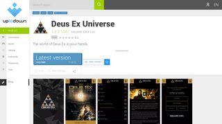 Deus Ex Universe 1.0.2.1047 for Android - Download