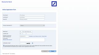 Deutsche Bank - Apply Now
