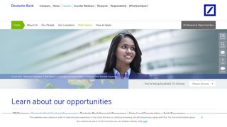 Deutsche Bank Graduate Programme – Deutsche Bank Careers