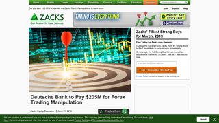 Deutsche Bank to Pay $205M for Forex Trading Manipulation - June ...