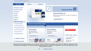 Deutsche Bank Online - Deutsche bank España