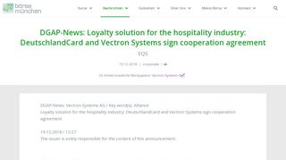 DGAP-News: Loyalty solution for the hospitality industry ...