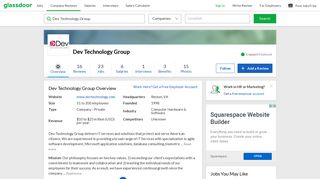 Working at Dev Technology Group | Glassdoor