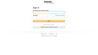 Amazon Developer Portal