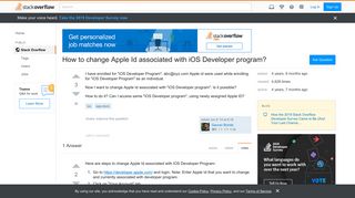 How to change Apple Id associated with iOS Developer program ...