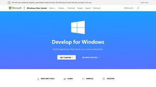 Windows Dev Center - Microsoft Developer
