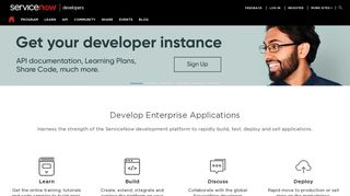 Home | ServiceNow Developers
