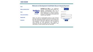Development Credit Bank Secure Internet Payment