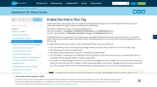 Enable Dev Hub in Your Org | Salesforce DX Setup Guide | Salesforce ...