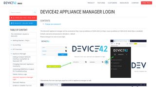 Device42 Appliance Manager login - Device42 Documentation ...
