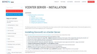 vCenter Server - Installation - Device42 Documentation | Device42 ...