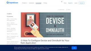 How To Configure Devise and OmniAuth for Your Rails Application ...