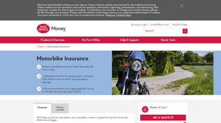 Motorbike Insurance - Get a Quote | Post Office®
