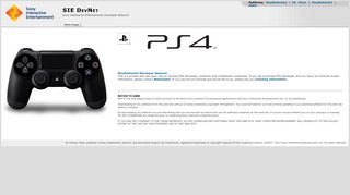 PlayStation®4 - SIE DevNet