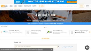 Development Jobs | Humanitarian, Health & Sustainability Jobs ...